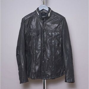 All Saints Black Leather Jacket
